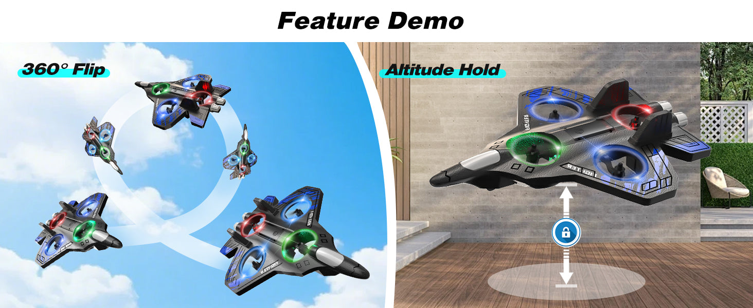 X33 Fighter Aircraft Drone - Remote Control Quadcopter
